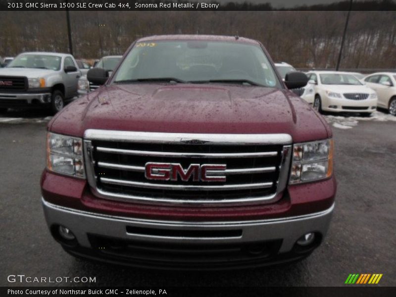 Sonoma Red Metallic / Ebony 2013 GMC Sierra 1500 SLE Crew Cab 4x4