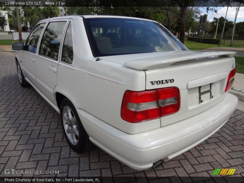 White / Tan 1998 Volvo S70 GLT
