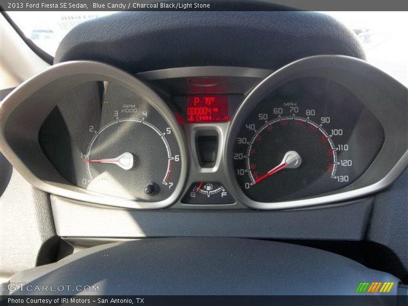 Blue Candy / Charcoal Black/Light Stone 2013 Ford Fiesta SE Sedan