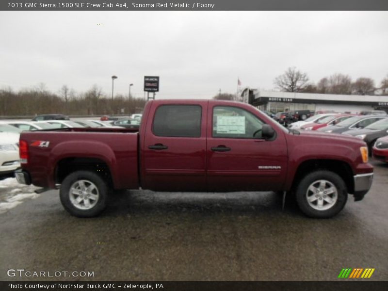 Sonoma Red Metallic / Ebony 2013 GMC Sierra 1500 SLE Crew Cab 4x4