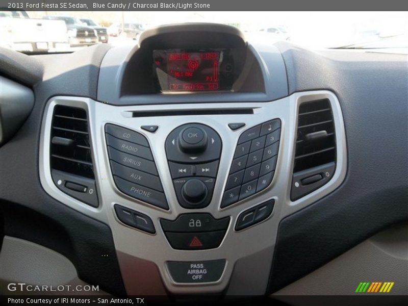 Blue Candy / Charcoal Black/Light Stone 2013 Ford Fiesta SE Sedan
