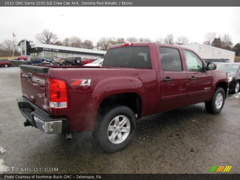 Sonoma Red Metallic / Ebony 2013 GMC Sierra 1500 SLE Crew Cab 4x4