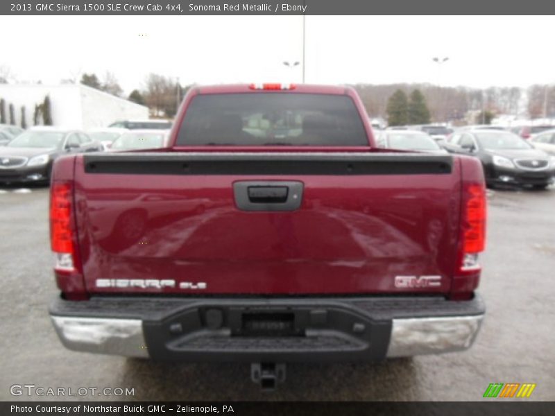 Sonoma Red Metallic / Ebony 2013 GMC Sierra 1500 SLE Crew Cab 4x4