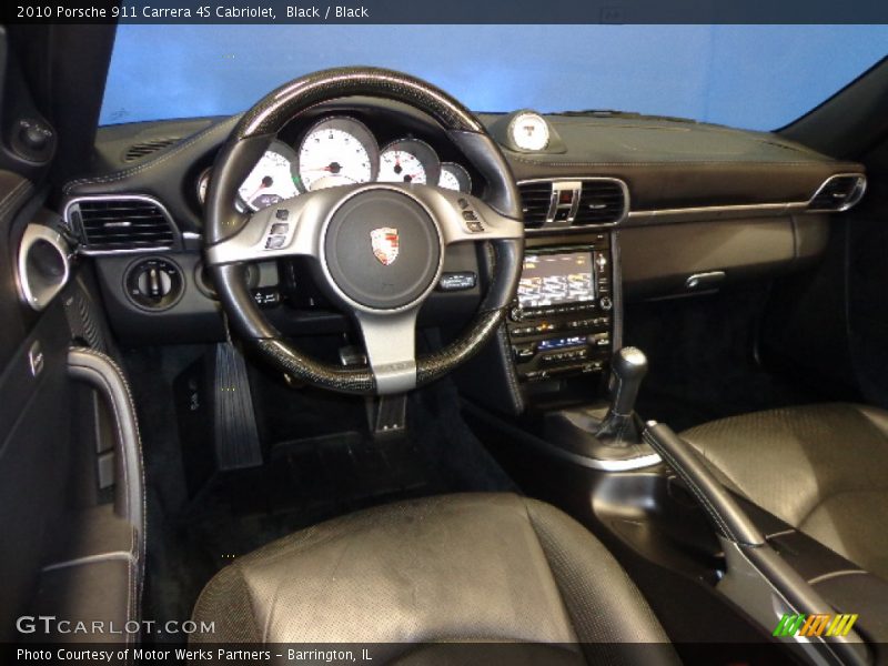 Black / Black 2010 Porsche 911 Carrera 4S Cabriolet