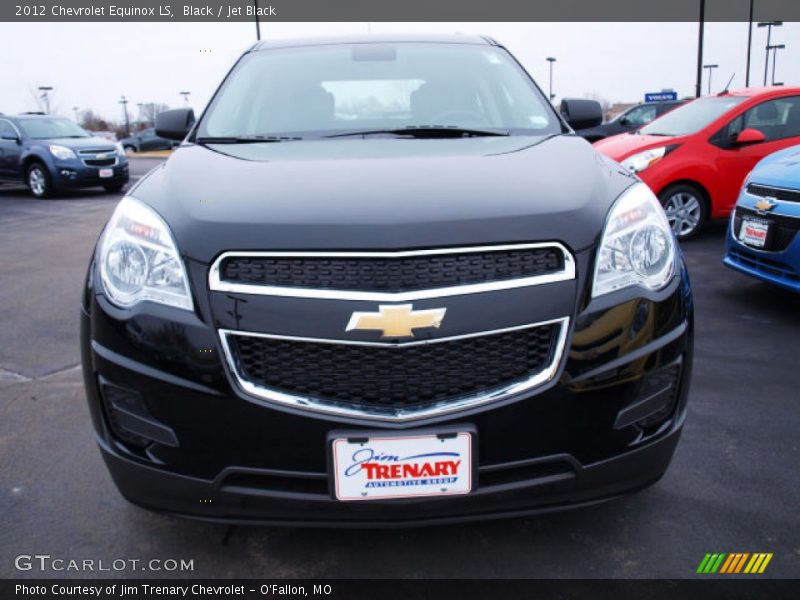 Black / Jet Black 2012 Chevrolet Equinox LS