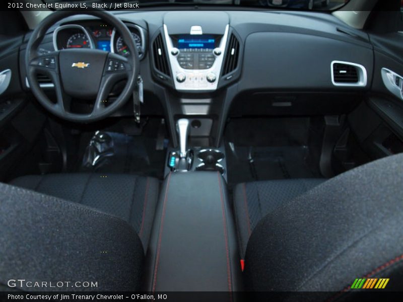 Black / Jet Black 2012 Chevrolet Equinox LS