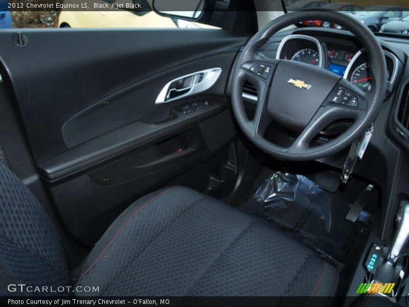 Black / Jet Black 2012 Chevrolet Equinox LS