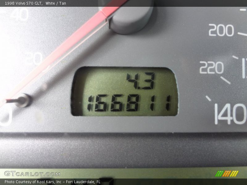 White / Tan 1998 Volvo S70 GLT