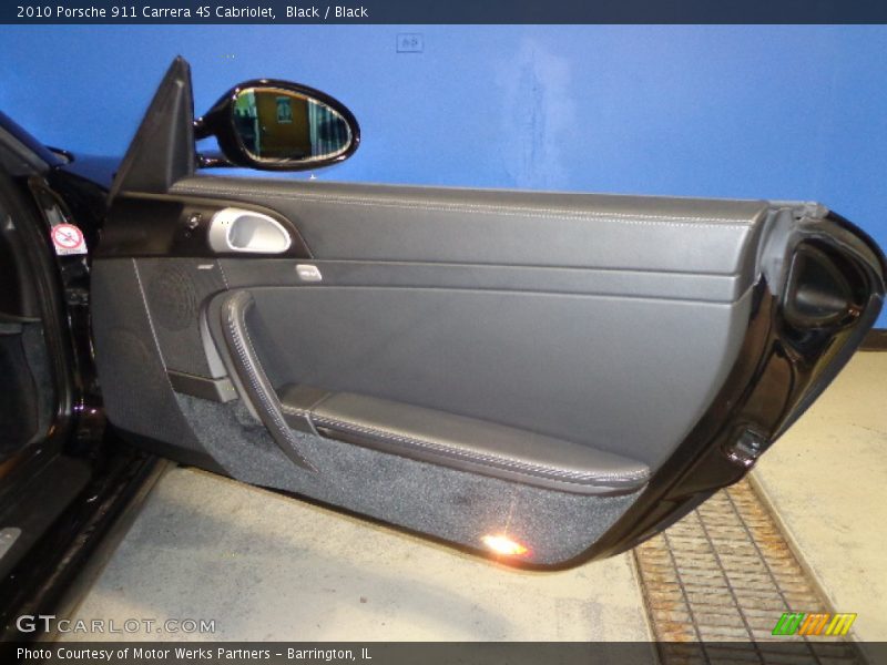 Black / Black 2010 Porsche 911 Carrera 4S Cabriolet