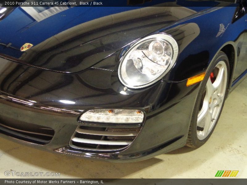 Black / Black 2010 Porsche 911 Carrera 4S Cabriolet