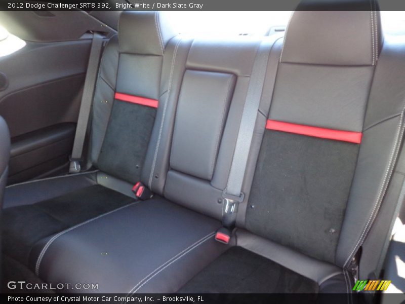 Bright White / Dark Slate Gray 2012 Dodge Challenger SRT8 392