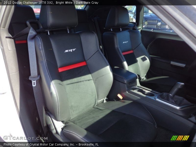Bright White / Dark Slate Gray 2012 Dodge Challenger SRT8 392