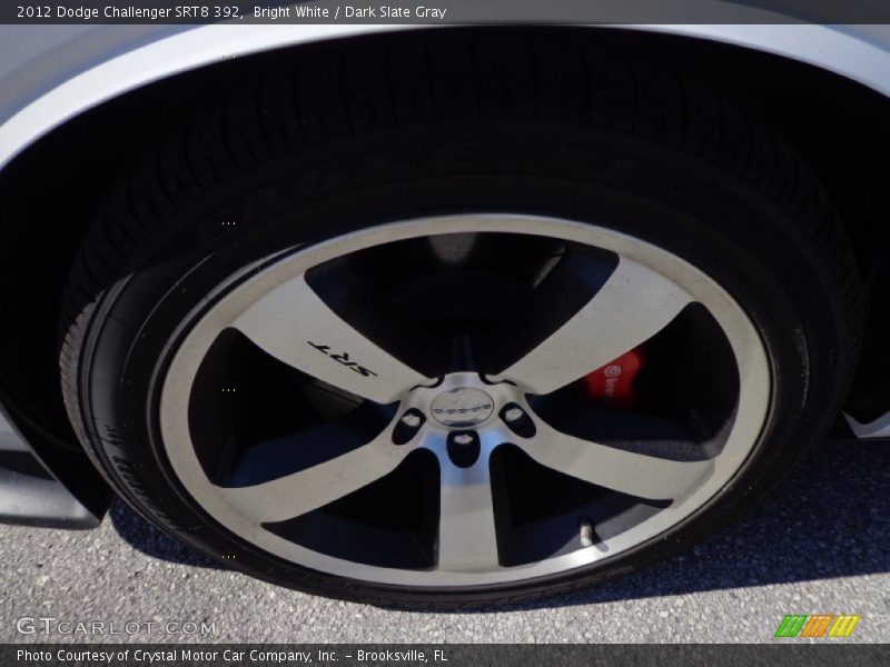 Bright White / Dark Slate Gray 2012 Dodge Challenger SRT8 392