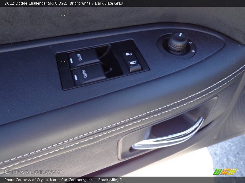 Bright White / Dark Slate Gray 2012 Dodge Challenger SRT8 392