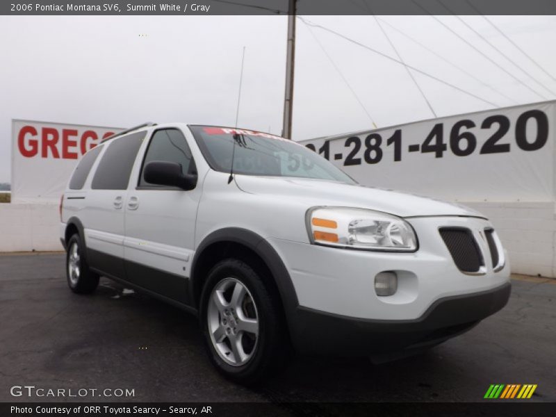 Summit White / Gray 2006 Pontiac Montana SV6
