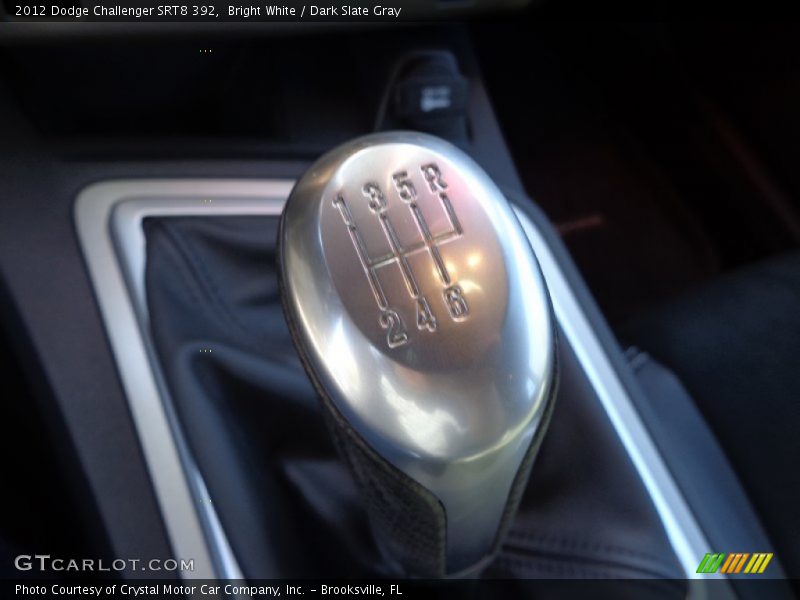 Bright White / Dark Slate Gray 2012 Dodge Challenger SRT8 392