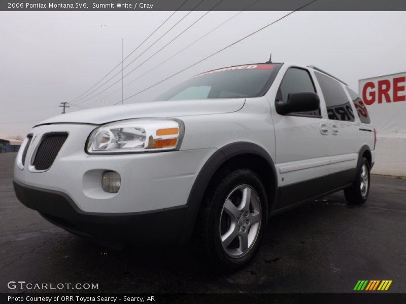 Summit White / Gray 2006 Pontiac Montana SV6