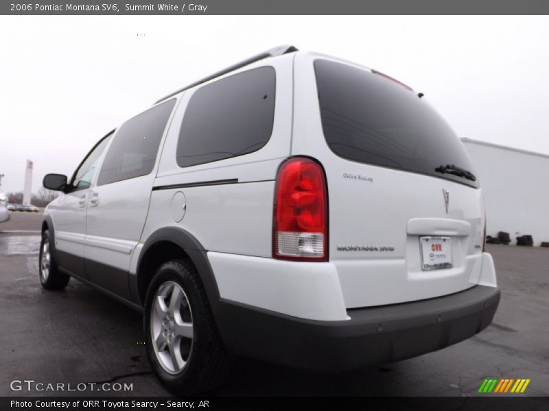Summit White / Gray 2006 Pontiac Montana SV6
