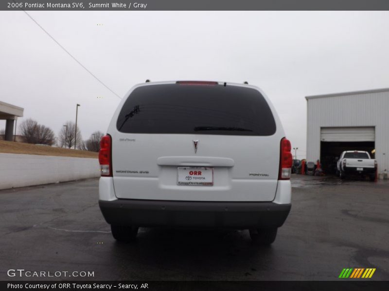 Summit White / Gray 2006 Pontiac Montana SV6