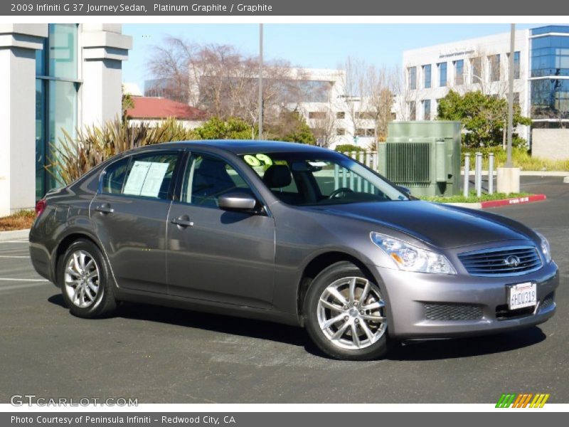 Platinum Graphite / Graphite 2009 Infiniti G 37 Journey Sedan
