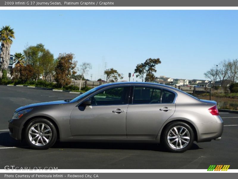 Platinum Graphite / Graphite 2009 Infiniti G 37 Journey Sedan