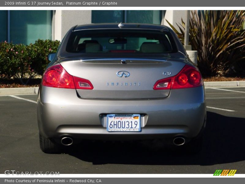Platinum Graphite / Graphite 2009 Infiniti G 37 Journey Sedan