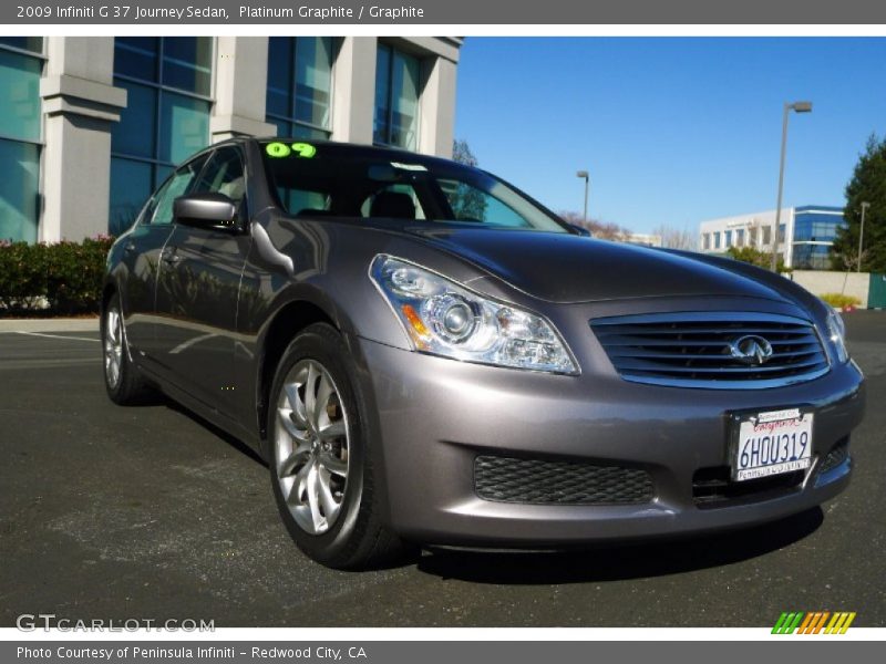 Platinum Graphite / Graphite 2009 Infiniti G 37 Journey Sedan