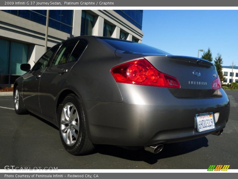 Platinum Graphite / Graphite 2009 Infiniti G 37 Journey Sedan