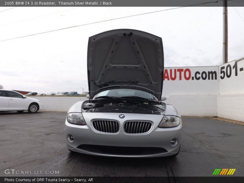 Titanium Silver Metallic / Black 2005 BMW Z4 3.0i Roadster