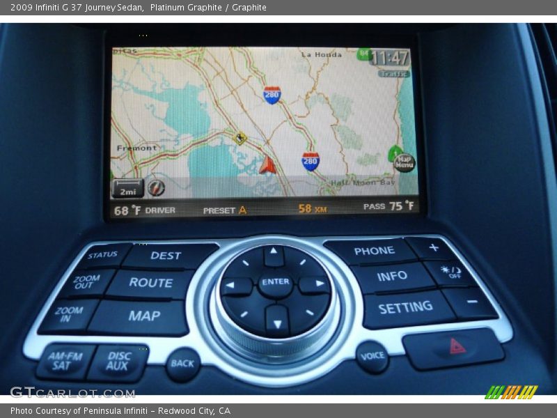 Platinum Graphite / Graphite 2009 Infiniti G 37 Journey Sedan