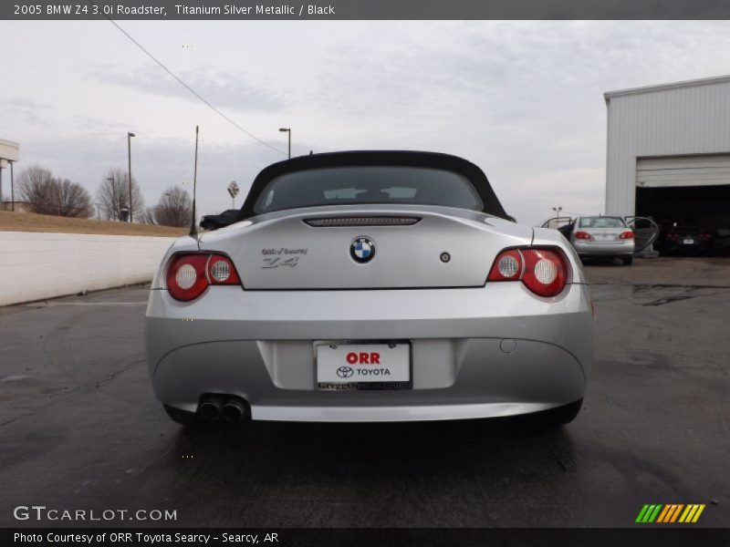 Titanium Silver Metallic / Black 2005 BMW Z4 3.0i Roadster