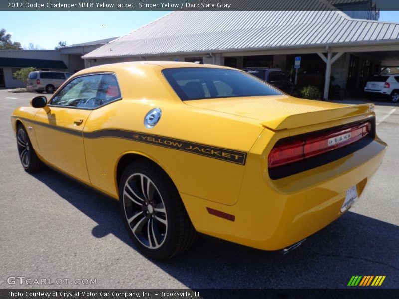 Stinger Yellow / Dark Slate Gray 2012 Dodge Challenger SRT8 Yellow Jacket