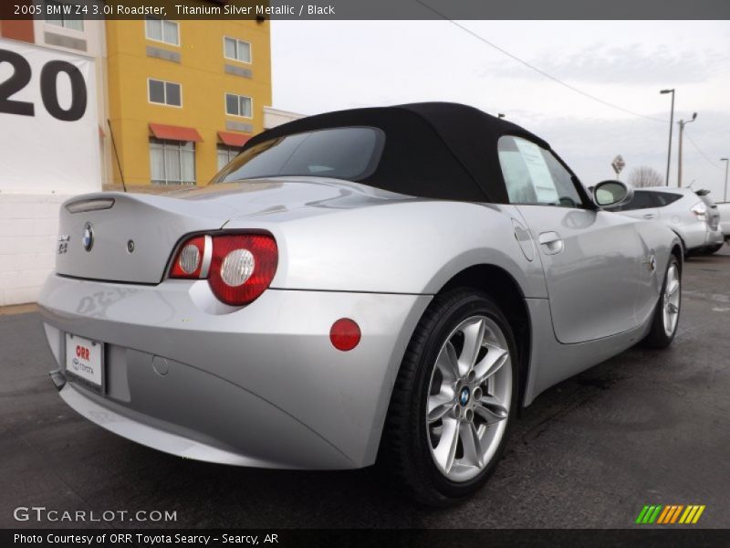 Titanium Silver Metallic / Black 2005 BMW Z4 3.0i Roadster