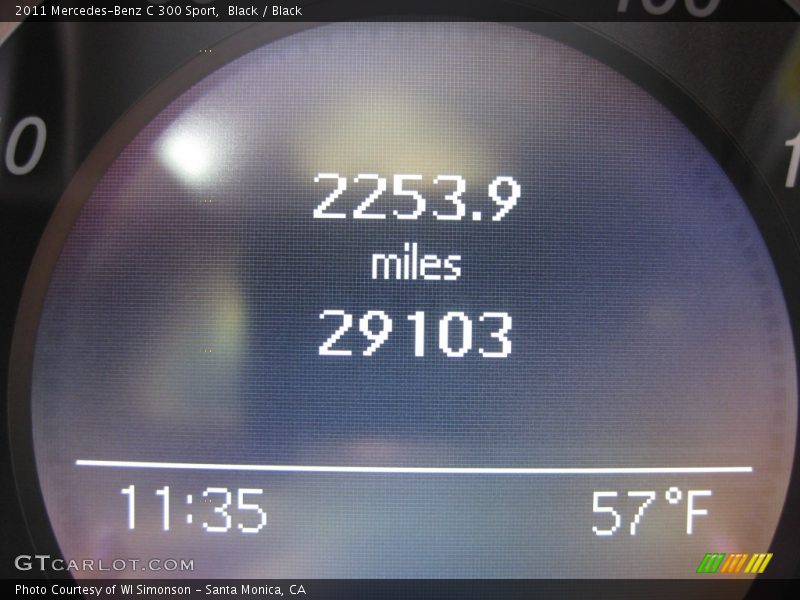 Black / Black 2011 Mercedes-Benz C 300 Sport