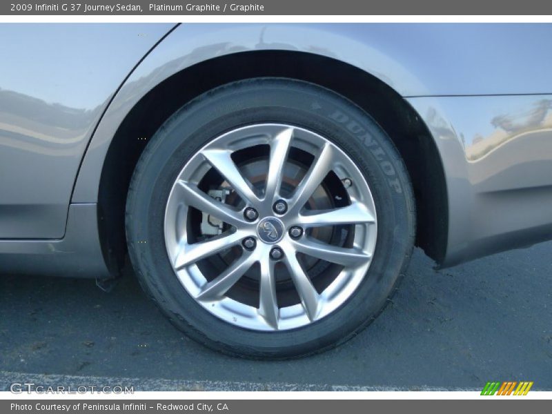 Platinum Graphite / Graphite 2009 Infiniti G 37 Journey Sedan