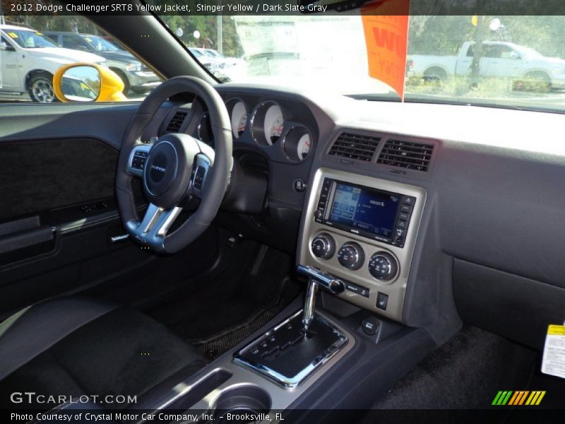 Stinger Yellow / Dark Slate Gray 2012 Dodge Challenger SRT8 Yellow Jacket