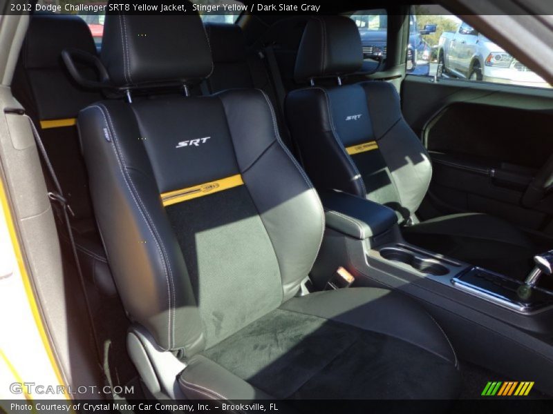 Stinger Yellow / Dark Slate Gray 2012 Dodge Challenger SRT8 Yellow Jacket