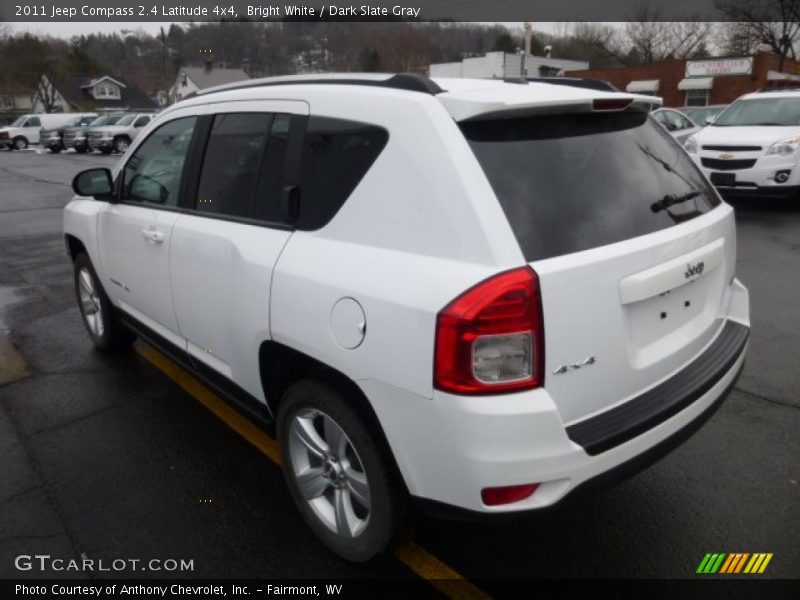 Bright White / Dark Slate Gray 2011 Jeep Compass 2.4 Latitude 4x4