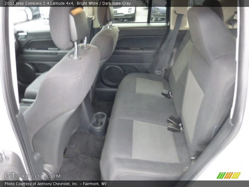 Bright White / Dark Slate Gray 2011 Jeep Compass 2.4 Latitude 4x4