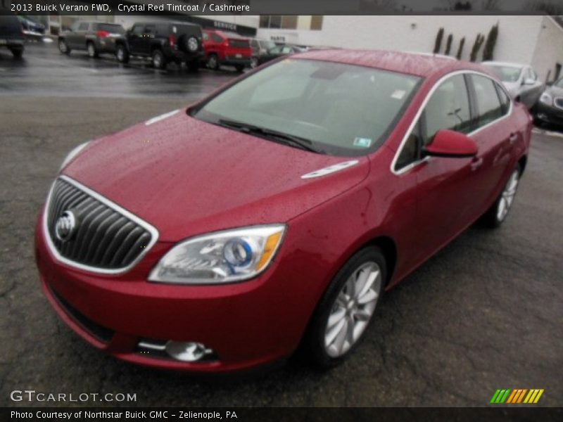 Crystal Red Tintcoat / Cashmere 2013 Buick Verano FWD