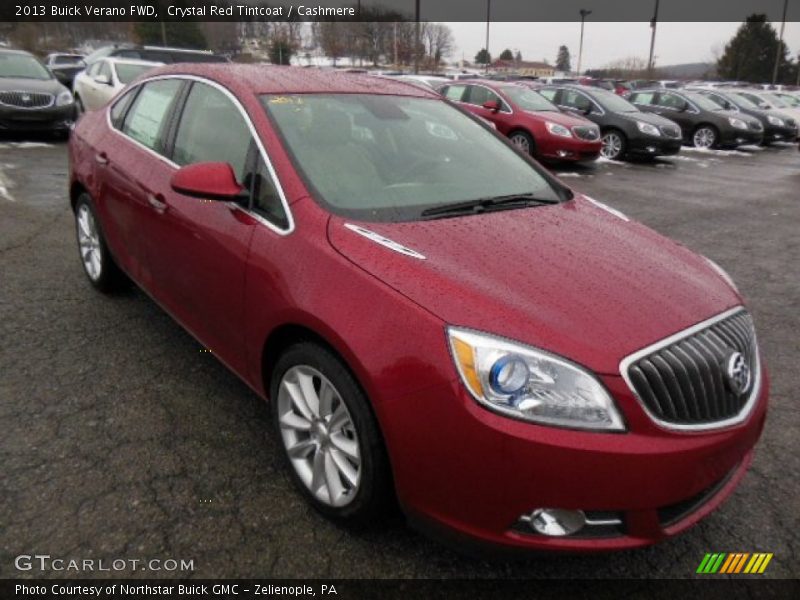 Crystal Red Tintcoat / Cashmere 2013 Buick Verano FWD