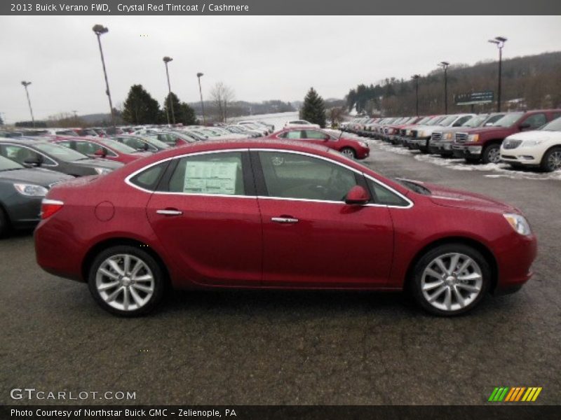 Crystal Red Tintcoat / Cashmere 2013 Buick Verano FWD