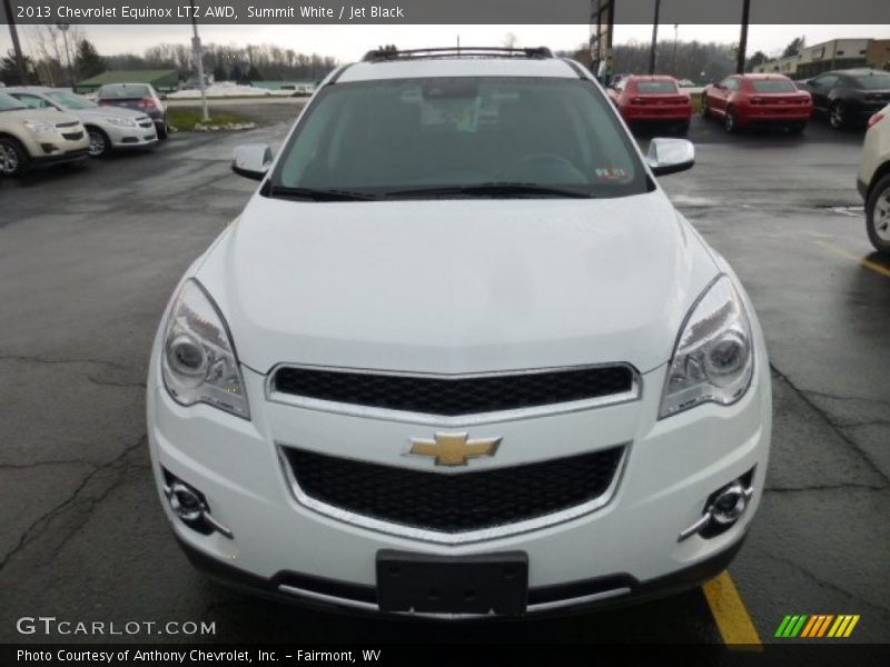 Summit White / Jet Black 2013 Chevrolet Equinox LTZ AWD