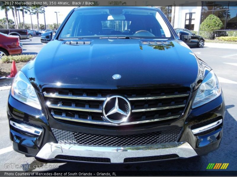 Black / Black 2012 Mercedes-Benz ML 350 4Matic