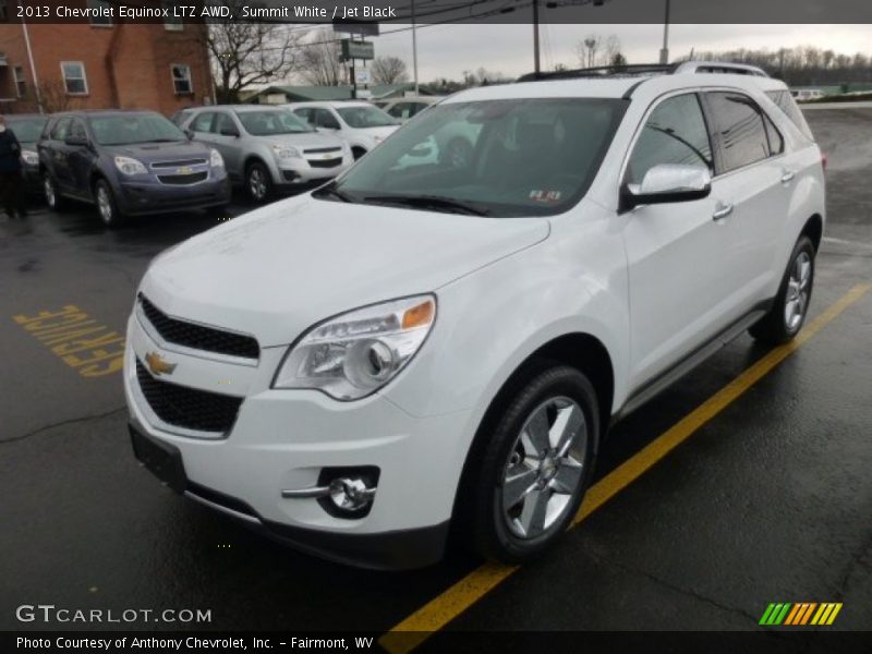 Summit White / Jet Black 2013 Chevrolet Equinox LTZ AWD