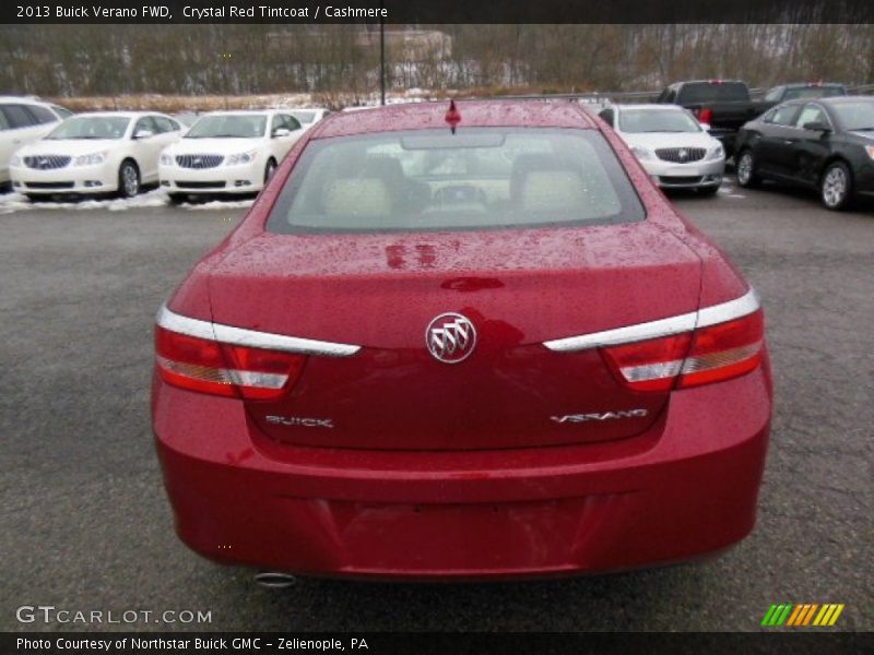 Crystal Red Tintcoat / Cashmere 2013 Buick Verano FWD