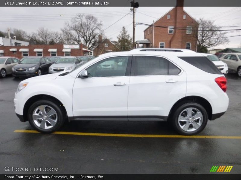 Summit White / Jet Black 2013 Chevrolet Equinox LTZ AWD