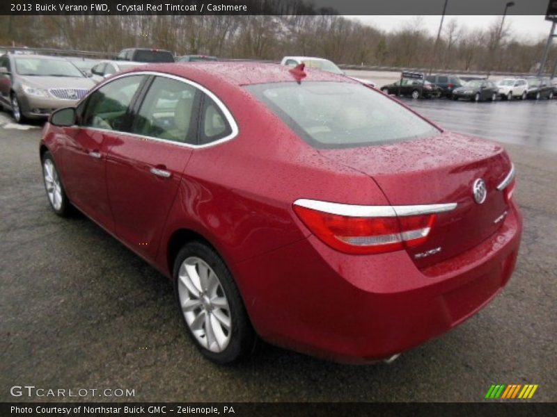 Crystal Red Tintcoat / Cashmere 2013 Buick Verano FWD