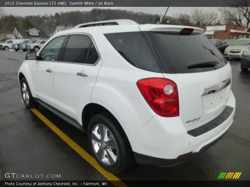 Summit White / Jet Black 2013 Chevrolet Equinox LTZ AWD