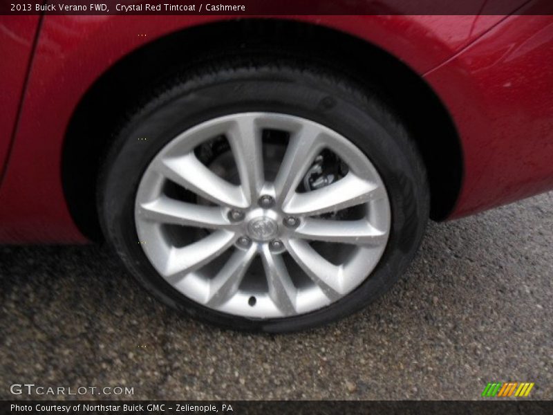 Crystal Red Tintcoat / Cashmere 2013 Buick Verano FWD